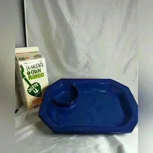 Ceramic Chip and  dip platter